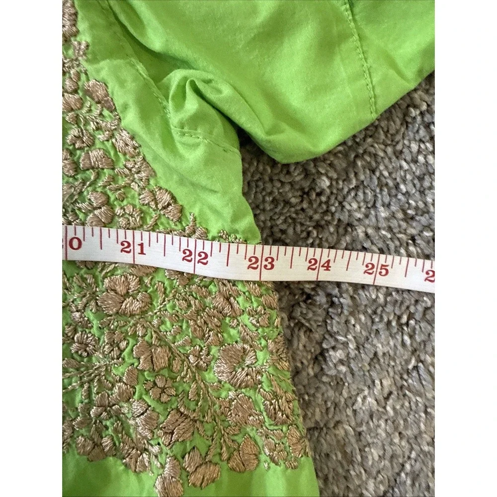 San Antonio Oaxaca Mexican Dress Hand Embroidered Silk Threads